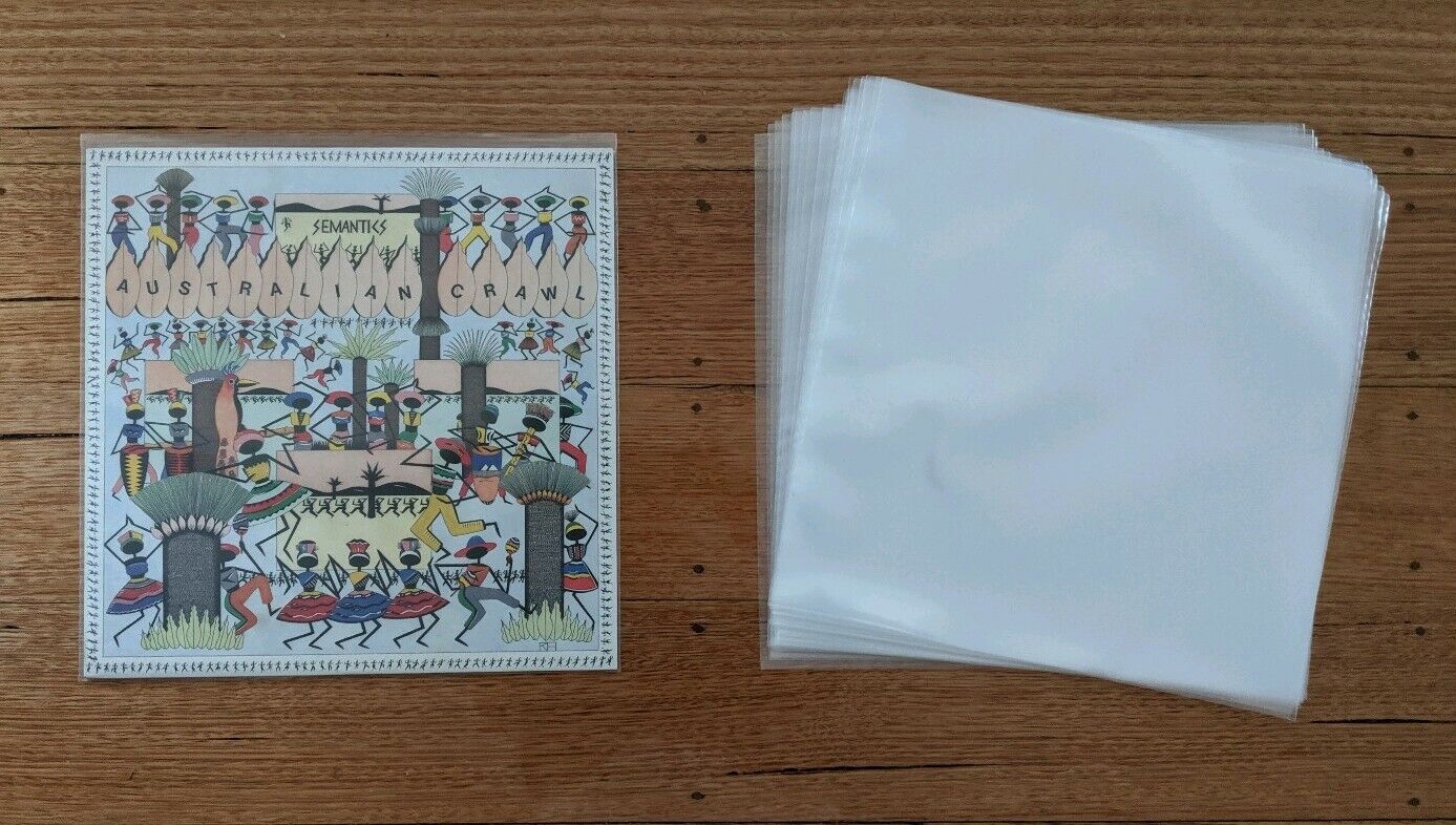 50 Schallplattenhüllen – 12 3/4 X 13 Zoll, 4 Mil Stark, Klare Schutzfolien Für Vinyl